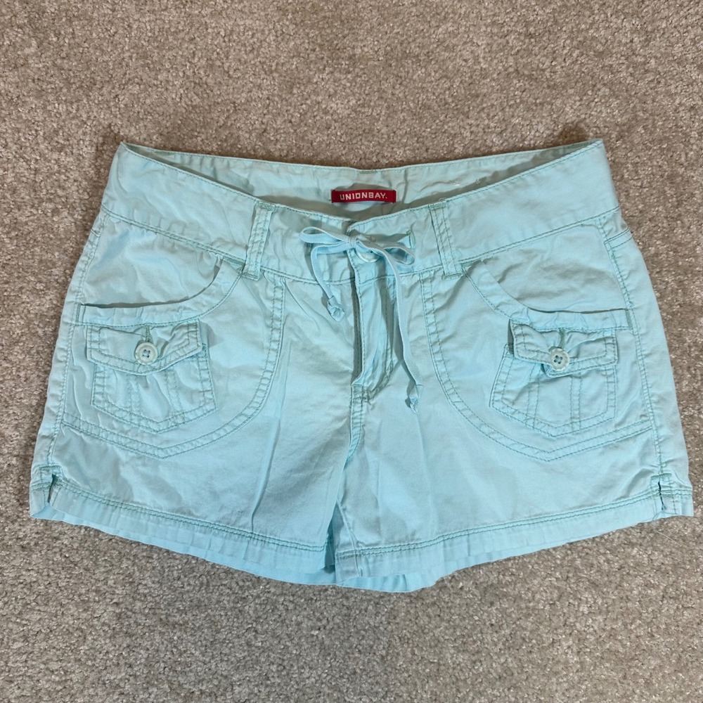 UNIONBAY Light Aqua Cargo Shorts
